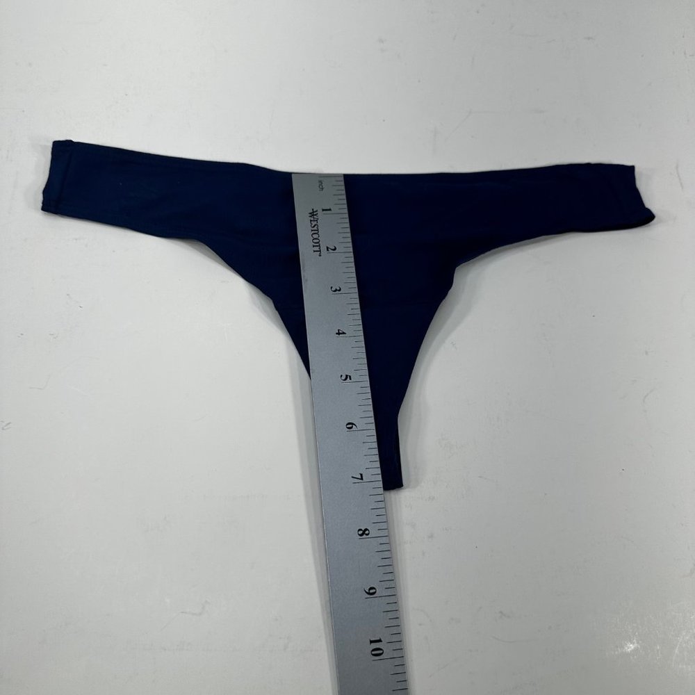 Hanes Women's Size 5 Small Panty Thong Blue New Without Tags - Picture 5 of 6